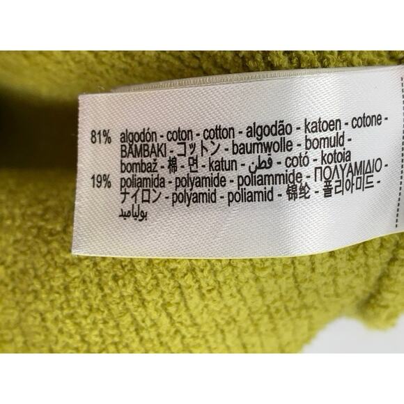 ZARA Women's Lime Green Crewneck Cropped Button-Back Sleeveless Top SZ S - Picture 10 of 10